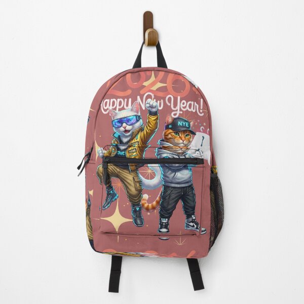 Item preview, Cyberpunk Cats NYE 2026 | Futuristic Techwear Kittens designed and sold by E-SarnEdge.