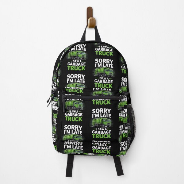 Item preview, Sorry I’m Late I Saw a Garbage Truck – Funny Garbage Truck Lover Design designed and sold by Gogetgiggles.