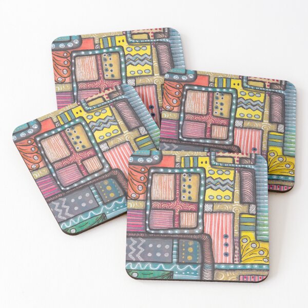 Item preview, Doodle Land - Abstract Geometric Colorful Kids Art designed and sold by ColorWander.