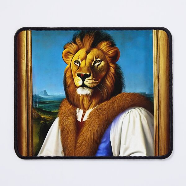 Item preview, Lion Renaissance Portrait  designed and sold by WAMTEES.