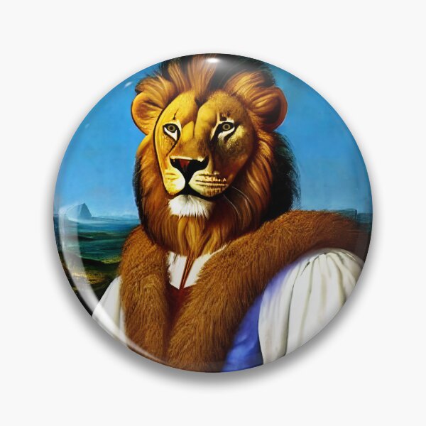 Item preview, Lion Renaissance Portrait  designed and sold by WAMTEES.