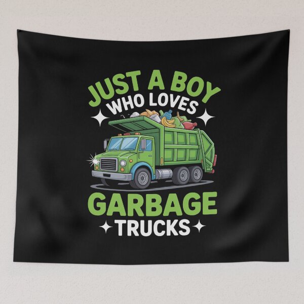 Item preview, Just a Boy who Loves Garbage Trucks - Kids Garbage Truck Lover Kids designed and sold by Gogetgiggles.