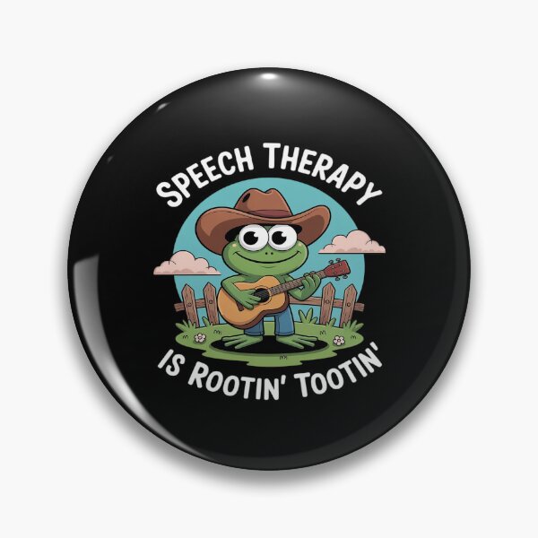 Item preview, Occupational Therapy Is Rootin' Tootin' Western Cowboy Frog designed and sold by BubblePancake.