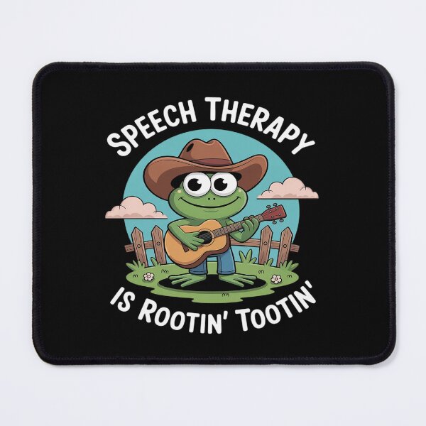 Item preview, Occupational Therapy Is Rootin' Tootin' Western Cowboy Frog designed and sold by BubblePancake.