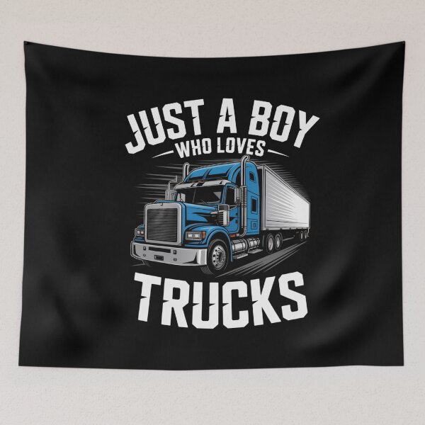 Item preview, Just a Boy who Loves Garbage Trucks - Kids Garbage Truck Lover Kids designed and sold by Gogetgiggles.