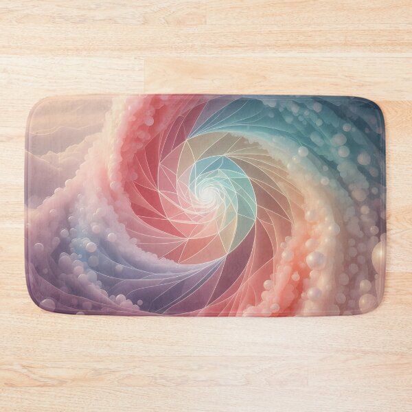 Item preview, Colorful Geometric Spirals of Pearls Art (image size 8320x12480) designed and sold by Digital-Davinci.