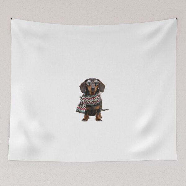 Item preview, Dogs wearing sunglasses - Hipster Dachshund designed and sold by josiasalves65.