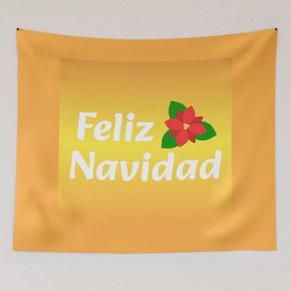 Item preview, Feliz Navidad con Flor – Diseño Navideño Festivo designed and sold by katerin17.