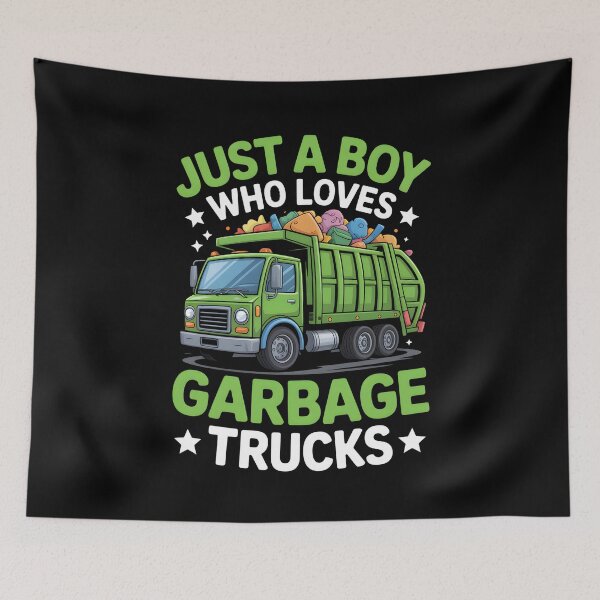 Item preview, Just a Boy who Loves Garbage Trucks - Kids Garbage Truck Lover Kids designed and sold by Gogetgiggles.