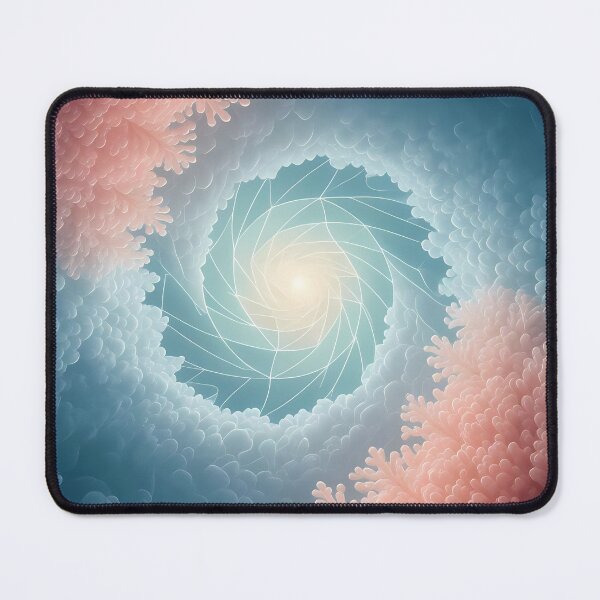 Item preview, Colorful Geometric Spirals of Coral Art (image size 8320x12480) designed and sold by Digital-Davinci.