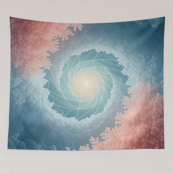 Item preview, Colorful Geometric Spirals of Coral Art (image size 8320x12480) designed and sold by Digital-Davinci.