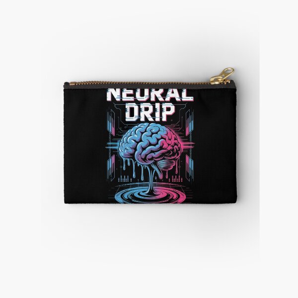 Item preview, NEURAL DRIP Brain Science Design | Cyberpunk Neuroscience Tech Geek Computer Gift  designed and sold by pixelpopplanet.