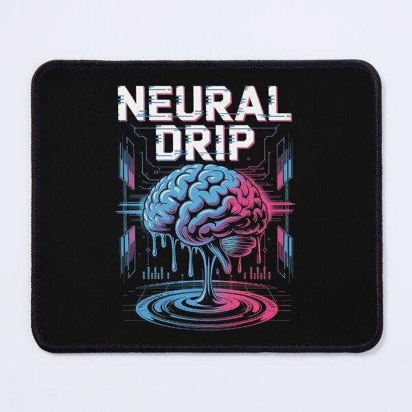 Item preview, NEURAL DRIP Brain Science Design | Cyberpunk Neuroscience Tech Geek Computer Gift designed and sold by pixelpopplanet.