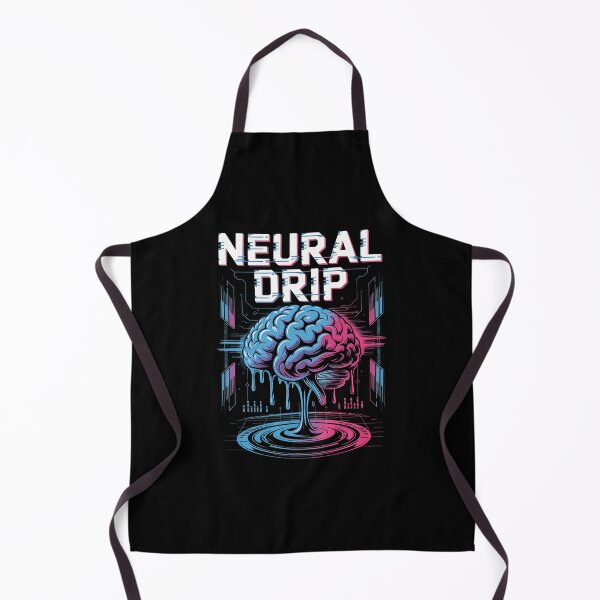 Item preview, NEURAL DRIP Brain Science Design | Cyberpunk Neuroscience Tech Geek Computer Gift designed and sold by pixelpopplanet.
