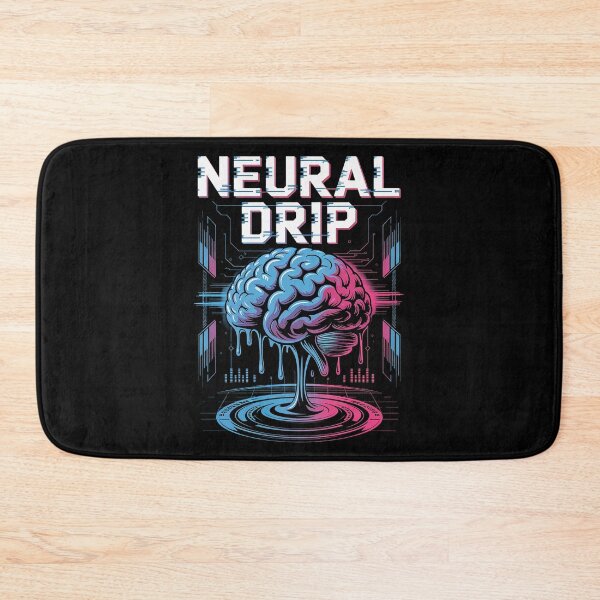 Item preview, NEURAL DRIP Brain Science Design | Cyberpunk Neuroscience Tech Geek Computer Gift  designed and sold by pixelpopplanet.
