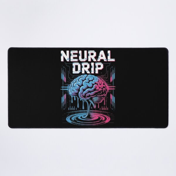 Item preview, NEURAL DRIP Brain Science Design | Cyberpunk Neuroscience Tech Geek Computer Gift designed and sold by pixelpopplanet.