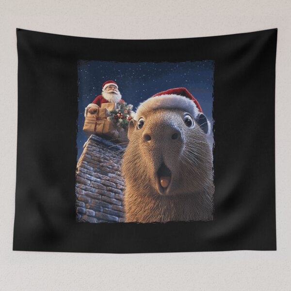 Item preview, Capy ugly christmas Santa designed and sold by BASKF.