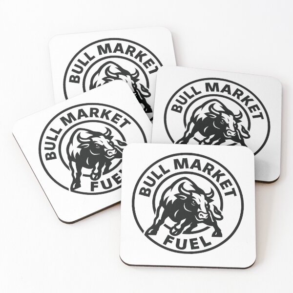 Item preview, Bull Market Fuel – Giant Charging Bull Emblem designed and sold by techy-rrr.
