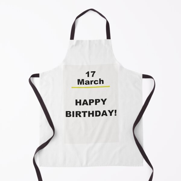 Item preview, Minimalist Happy Birthday Design — March 17 designed and sold by ariksworld.