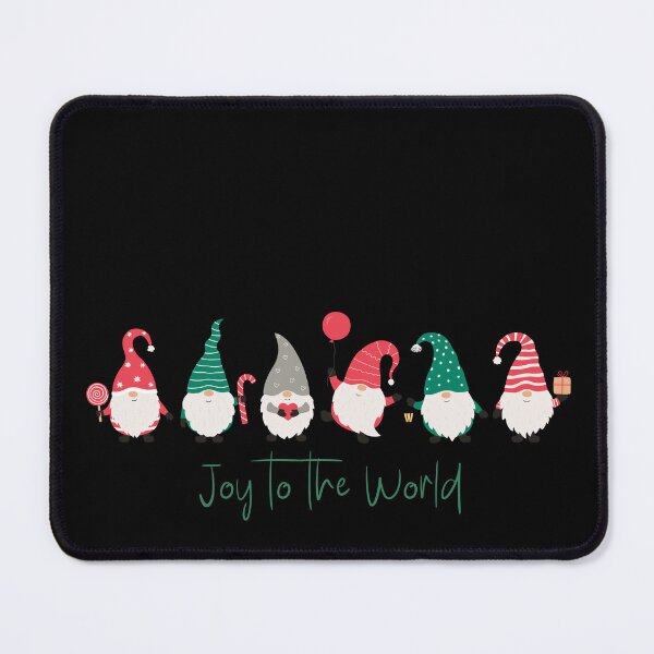 Item preview, Joy To The World Gnomes - Cute Christmas Holiday Art designed and sold by ConfuseLab Alt.