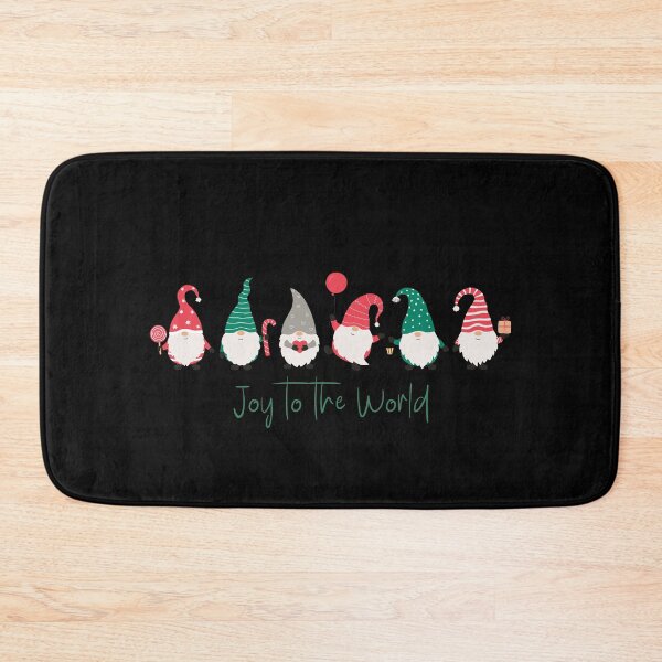 Item preview, Joy To The World Gnomes - Cute Christmas Holiday Art designed and sold by ConfuseLab Alt.