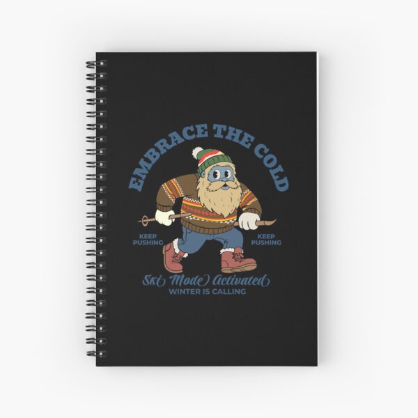 Item preview, Vintage Ski Yeti: Embrace The Cold Retro Winter Sports Gift designed and sold by Quipzzy.