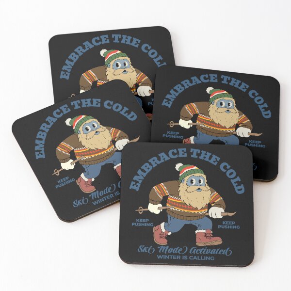 Item preview, Vintage Ski Yeti: Embrace The Cold Retro Winter Sports Gift designed and sold by Quipzzy.