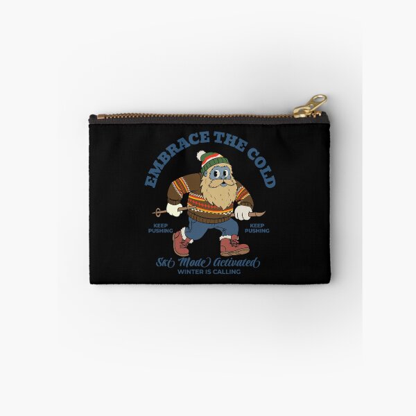 Item preview, Vintage Ski Yeti: Embrace The Cold Retro Winter Sports Gift designed and sold by Quipzzy.