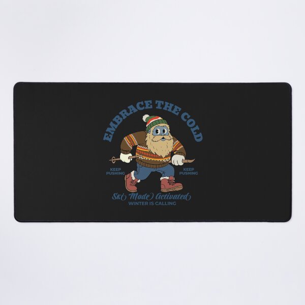 Item preview, Vintage Ski Yeti: Embrace The Cold Retro Winter Sports Gift designed and sold by Quipzzy.