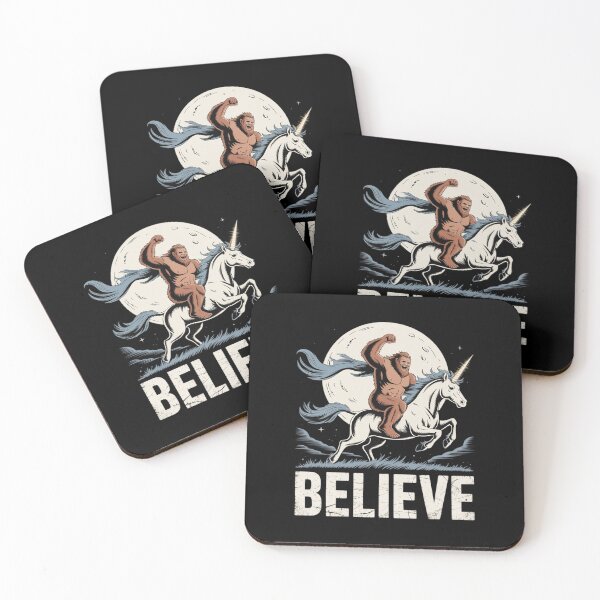 Item preview, Bigfoot Unicorn Believe Sasquatch Men Women designed and sold by THagBlue.