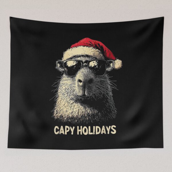 Item preview, Capy Holidays Hugly christmas designed and sold by BASKF.