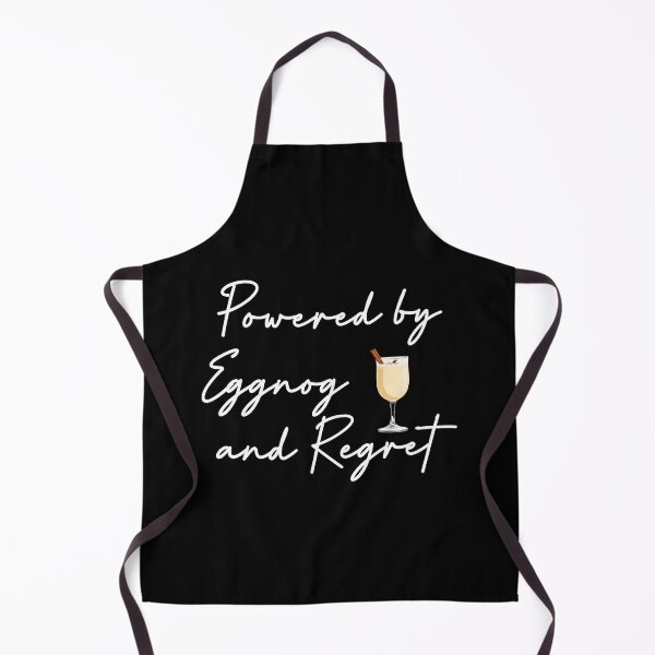 Item preview, Powered by Eggnog and Regret T-Shirt | Funny Christmas Party Quote designed and sold by SylwiaPrint.
