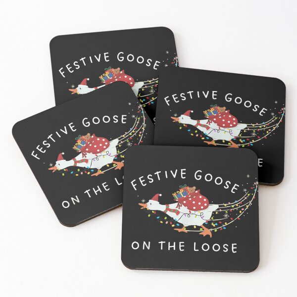 Item preview, Festive Goose On The Loose Christmas Lights Cute Holiday Animal Art designed and sold by EricCotanori.