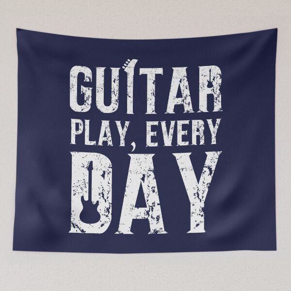 Item preview, Play Guitar Every Day – Motivation for Musicians designed and sold by Doodle-Bloom.
