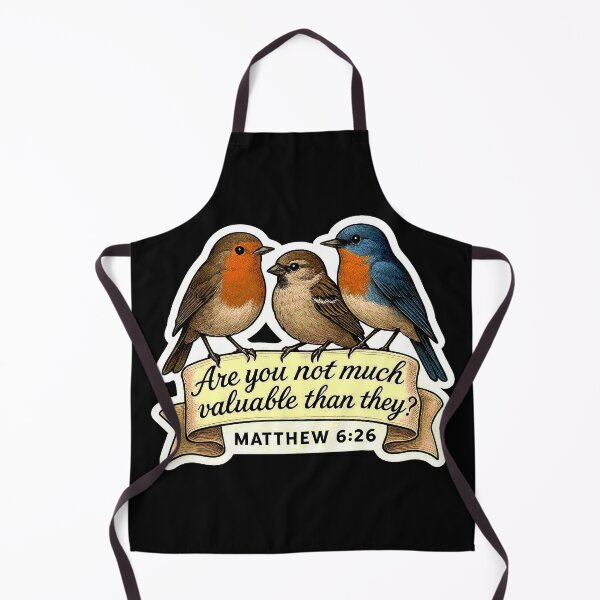 Item preview, Matthew 6:26 Are you not much more valuable than they?  designed and sold by plushism.