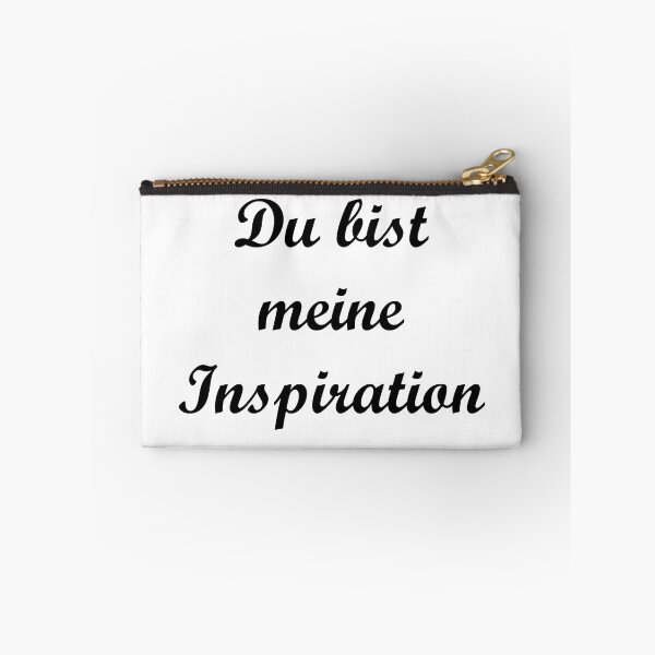 Artikelvorschau, Du bist meine Inspiration Deutsch entworfen und verkauft von kailukask.