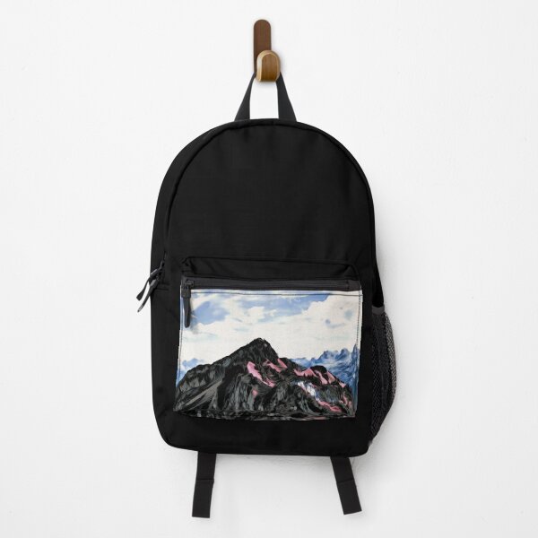 Item preview, Alpine Glow – Sleeping Sun in Moku Hanga Style / Swiss Artwork Photography designed and sold by Raphael Wolf.