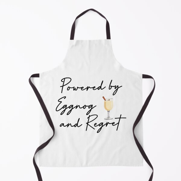 Item preview, Powered by Eggnog and Regret T-Shirt | Funny Christmas Party Quote designed and sold by SylwiaPrint.
