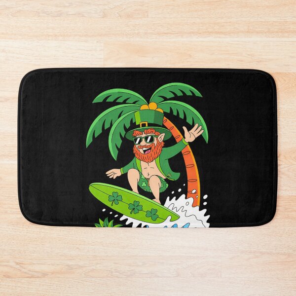 Item preview, Leprechaun Surfing St Patricks Day Hawaii designed and sold by SyncSusscess.