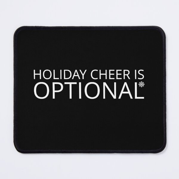 Item preview, Holiday Cheer Is Optional T-Shirt | Sarcastic Anti-Christmas Gift designed and sold by SylwiaPrint.