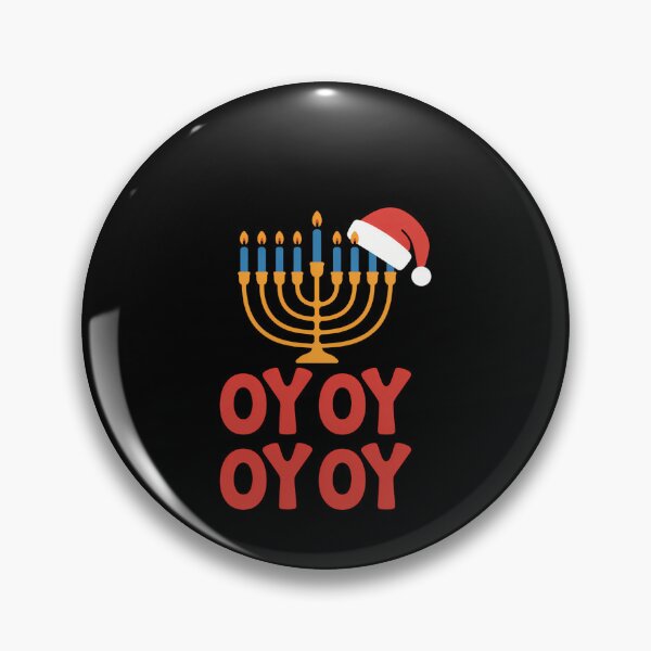 Item preview, Menorah Santa Hat Christmas Hanukkah Latke designed and sold by SyncSusscess.