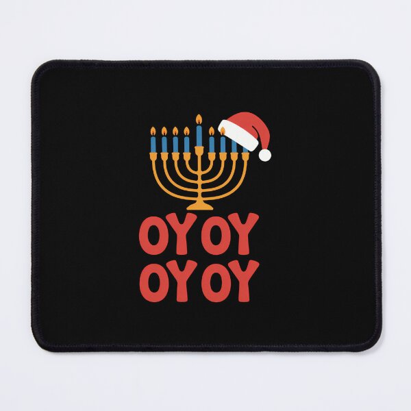 Item preview, Menorah Santa Hat Christmas Hanukkah Latke designed and sold by SyncSusscess.