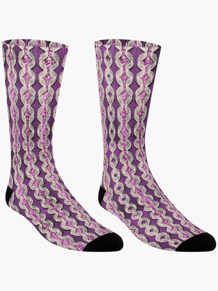 Thumbnail 3 of 5, Socks, Glittery designed and sold by RACHASTUDIO.