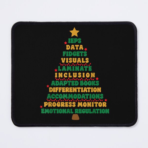 Item preview, Special Education Teacher Christmas Tree IEPS Inclusion Fidgets Gift designed and sold by HarinDonreka.