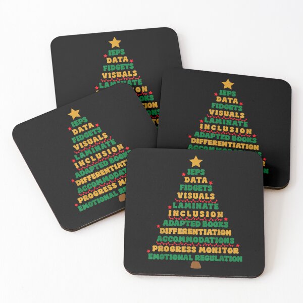 Item preview, Special Education Teacher Christmas Tree IEPS Inclusion Fidgets Gift designed and sold by HarinDonreka.