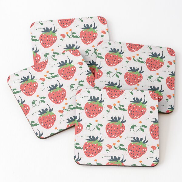 Item preview, Strawberry passion pattern designed and sold by EasyPrints337.