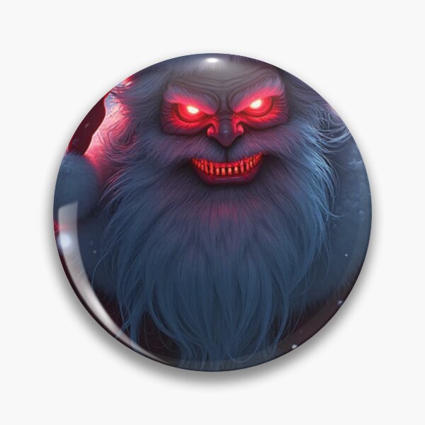 Item preview, A terrifying anime-style Santa Claus designed and sold by OhmAuraArt.