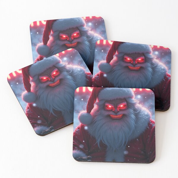 Item preview, A terrifying anime-style Santa Claus designed and sold by OhmAuraArt.