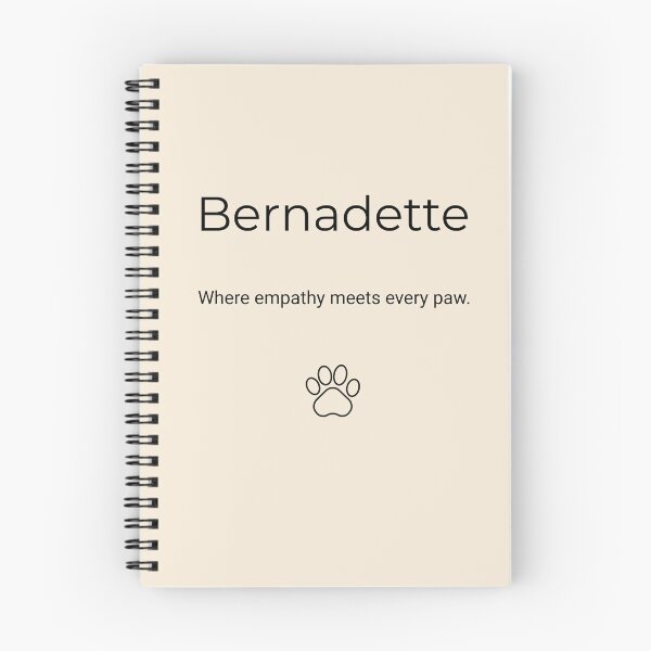 Item preview, Bernadette — Professionally Adopted by Every Pet She Meets designed and sold by baskamade.