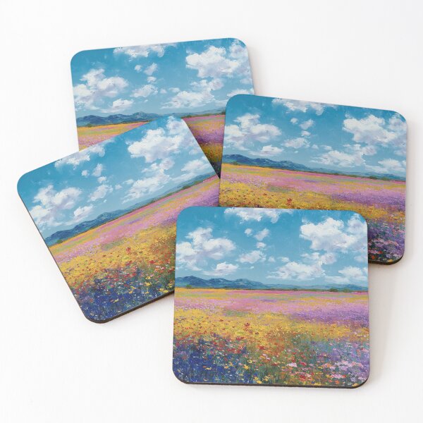 Item preview, Vibrant Wildflower Landscape designed and sold by lautir.